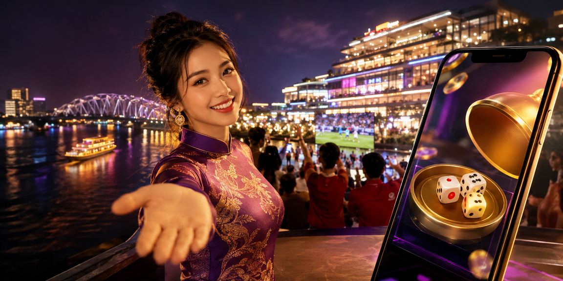 Model Việt Nam tham gia trò chơi tài xỉu xúc xắc tại sòng bài Huế